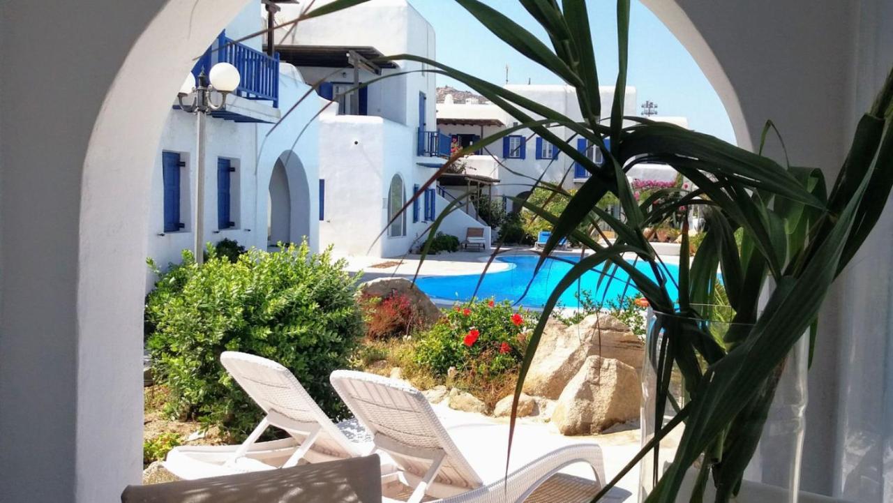 Mykonos Ornos "Villa Simelia" With Pool Екстер'єр фото